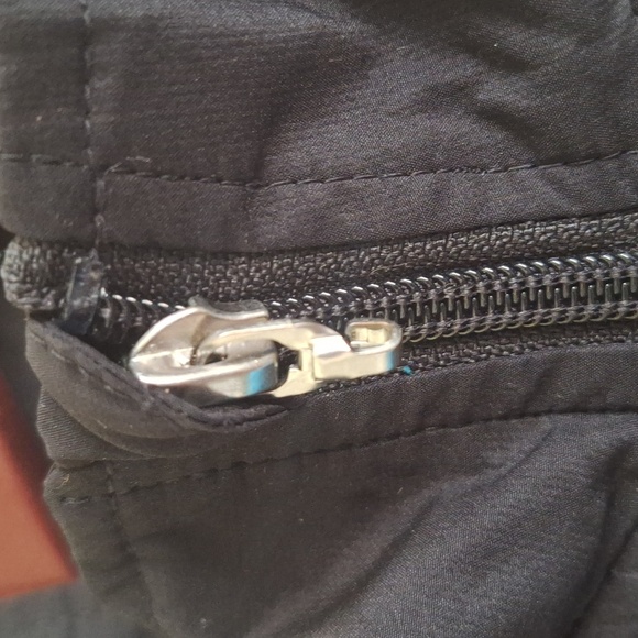 Fila Women's Blue and Black Fleece Jacket Size M - Picture 9 of 9